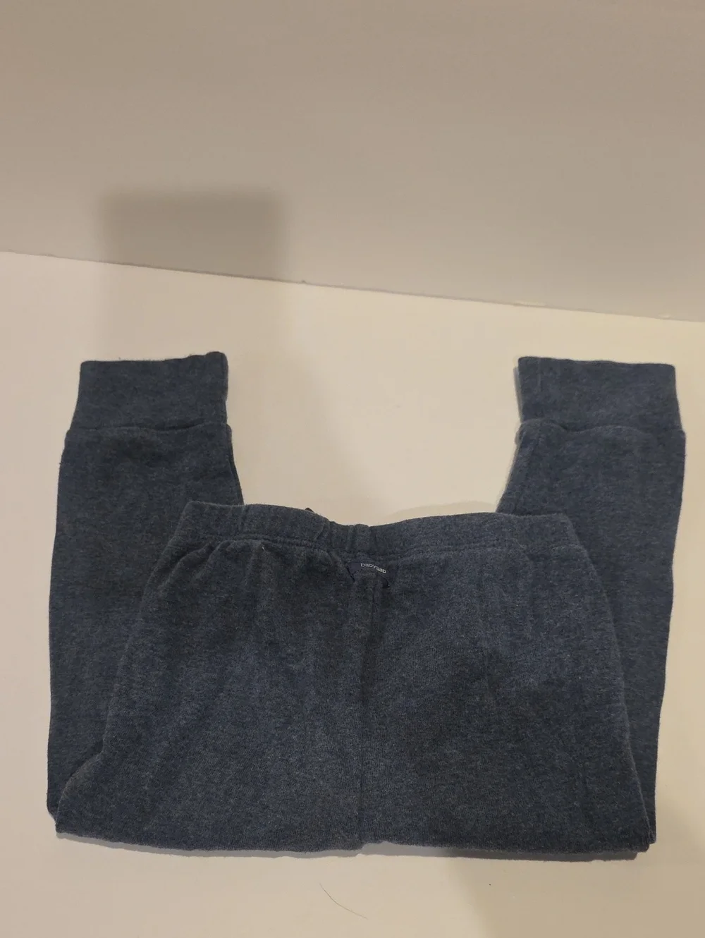Baby Gap Size 18- 24 Months Kids Cozy Blue Knit Jogger Pants 100% Cotton